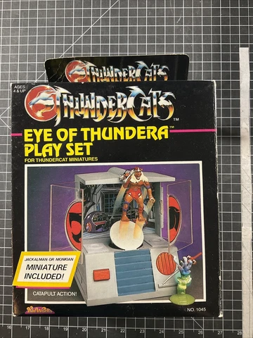 1986 VINTAGE THUNDERCATS  EYE OF THUNDERA  PLAYSET w/FIGURE Monkian Cover