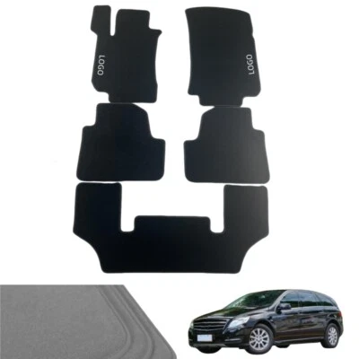 For Mercedes-Benz R-Class Car Floor Mats Original Velour Carpets All Weather - Изображение 1 из 4