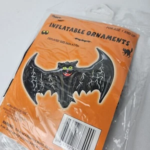 Vintage Halloween Inflatable Ornament Bat - Picture 1 of 3