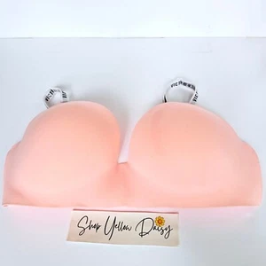 Victoria's Secret Tshirt Lightly Lined Wireless Pink Peach Bra sz 38DD - M988.1 - Picture 1 of 12