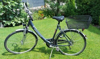 Fahrrad Hercules gebraucht, grau, 18 Gang - Bild 1 von 2