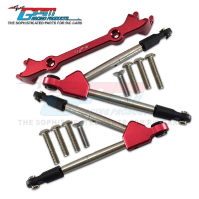 GPM Alloy Front Tie Rods & Stabilizer For C Hub For TRAXXA 1/10 Rustler 4X4 VXL - Image 1 of 4