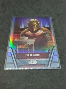Star Wars Topps Holocron 2020 Foilboard Foil Board Card MD-3 The Armorer - Picture 1 of 1