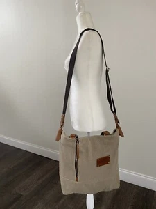 Vtg CIAO Women’s Beige Large Tote Shopper Bag - Picture 1 of 8