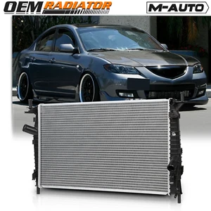 2696 Aluminum Radiator OE Replacement fit 2004 - 2009 Mazda 3 2.0L/2.3L/2.3L AT - Picture 1 of 10