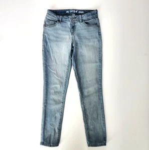 Cat and Jack Girls Skinny Jeans Size 12 Ultimate Stretch Adjustable Waist Light - Picture 1 of 9