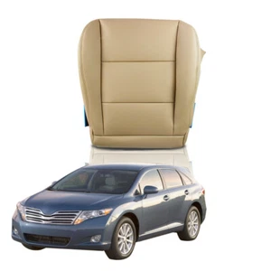 For 1998-2007 Toyota Land Cruiser New Driver Bottom Leather Seat Cover Ivory Tan - Imagen 1 de 10