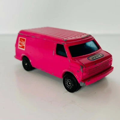 Vintage Corgi Juniors Custom U.S. Van COCA-COLA Pink - Image 1 of 4