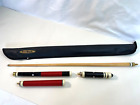 4 Piece Snooker Cue Pot Black 18 0z  With Bag/cover