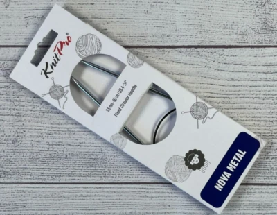 KnitPro Rundstricknadel 3,5mm 60 cm lang „Nova Metal Collection“ Stricknadel - Bild 1 von 2