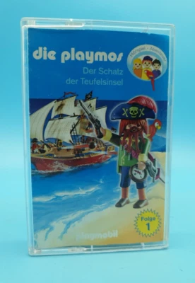 Hörspiel Kassetten Die Playmos Edel MC Folge 1 Der Schatz der Teufelsinsel - Bild 1 von 3