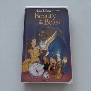 Beauty And The Beast VHS Tape 1992 Walt Disney's Black Diamond Classic-1325 RARE - Picture 1 of 3