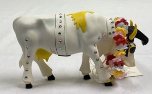 Cow Parade ROCK-N-ROLL Figurine 9137 Westland 2001 MIB Resin 6 inch Elvis style - Picture 1 of 15