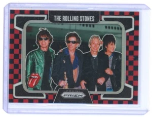 2025 FULL BAND PANINI PRIZM THE ROLLING STONES #99 RED BLACK CHECKER 113/179 - Picture 1 of 1
