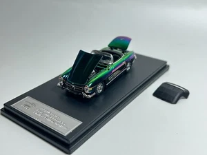 YS 1/64 Mercedes-Benz 300SL Convertible Aleación Coche Modelo Decoloración Púrpura - Imagen 1 de 8