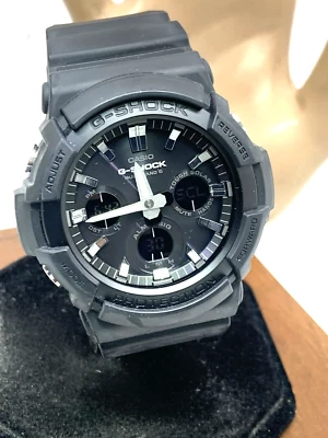 Casio Mens Watch G-Shock GAW100 Black Resin Analog Digital Tough Solar 48mm 5444 - Image 1 of 4