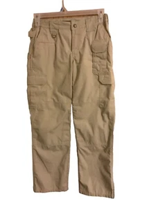 511 Tactical 64360 Cargo Utility Pants Women’s 6 (28-32x30) Tan Trouser Workwear - Picture 1 of 14