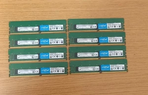 crucial DDR4 2133 MHZ 32GB 8 X 4GB Desktop Memory - Picture 1 of 2