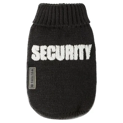 Wolters Strickpullover Security für Hunde, schwarz-weiß, wärmend, Rollkrage - Bild 1 von 3