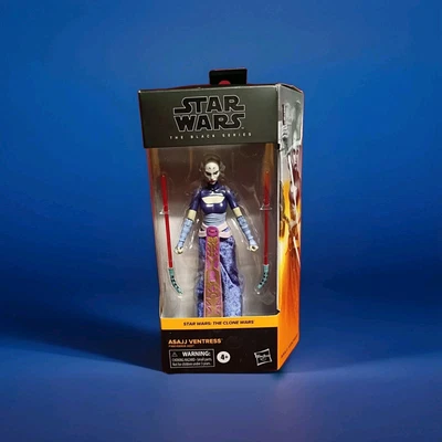 Figura de acción Hasbro Star Wars The Black Series Asajj Ventress 6" (F1861) Foto 1 de 4