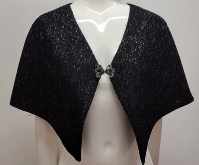 Capa Black Evening Witch Retro Coquetel Fecho Prata Tamanho Adulto Pequeno Nunca Usado - Imagem 1 de 4