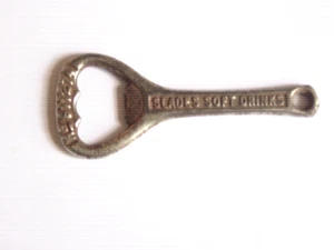 A Vintage Circa 50's Cast Iron Slade's Soft Drinks Advertising Bottle Opener - Bild 1 von 7
