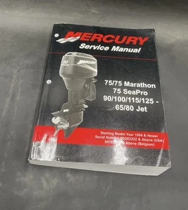 Mercury Factory Shop Manual Covers 75/75Sea Pto - Picture 1 of 10