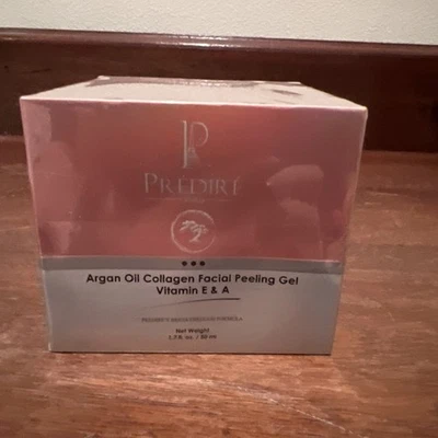 Predire Paris Argan Oil Facial Peeling Gel Vitamins E & A 1.7 FL OZ, NEW Sealed  - Image 1 of 2
