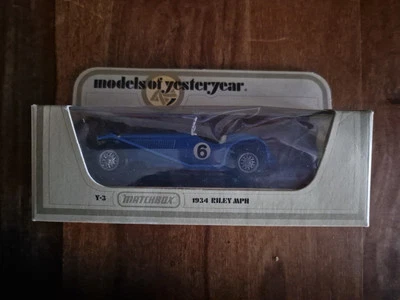 Matchbox Models Of Yesteryear 1934 Riley MPH Boxed Car Scale 35:1 - Image 1 of 2