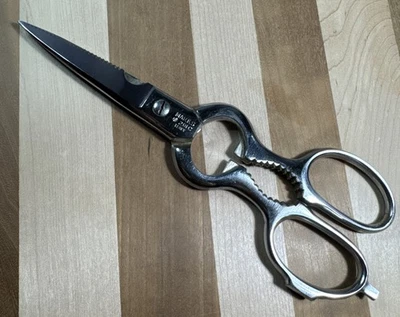 Vintage Marks 201C Küchen Mehrzweckschere Schere verchromt Italien - Bild 1 von 4