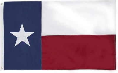 Bandera de Texas 4x6 pies nailon resistente exterior, estrella bordada, rayas cosidas Foto 1 de 4