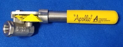 Apollo Valves 7650201A 3/8" Fnpt Stainless Steel Ball Valve Inline - Image 1 of 3