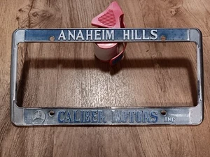 Anaheim Hills Mercedes, California Car Dealership Metal License Plate Frame - Picture 1 of 3