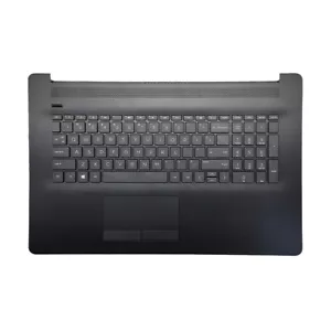 For HP 17BY 17-CA 17-BY Palmrest Non-Backlit Keyboard 73H1 PTP Touchpad Black US - Picture 1 of 6
