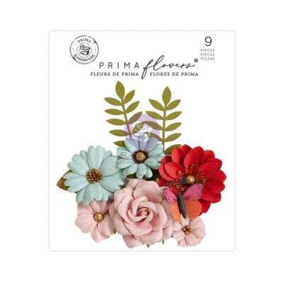 Prima Candy Cane Lane Magical December Flowers  9pc - image 1 of 2