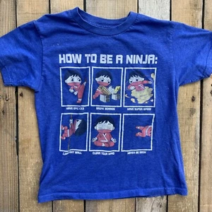 How To Be A Ninja T-Shirt Boys Size 5 Ryans World - Picture 1 of 6