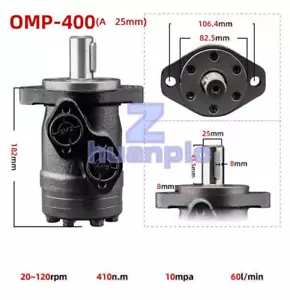 Un nuevo motor hidráulico OMP400 151-0318 151-0618 25mm 1/2BSP sustituto - Imagen 1 de 2