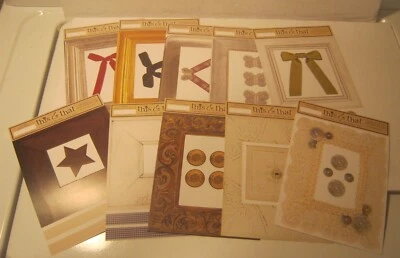 My Mind's Eye This & That 2002 álbum de recortes "marcos" 5" X 6" ¡¡52 piezas!! ¡Sin precio base!! Foto 1 de 4