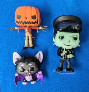 Lotto Halloween Funko Pop: Hot Topic Fangelina Bat Jack Skellington Herman Munster - Foto 1 di 7