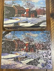 Puzzle in miniatura vintage Tuco "Winter Calm" 75+ pezzi completo - Foto 1 di 5