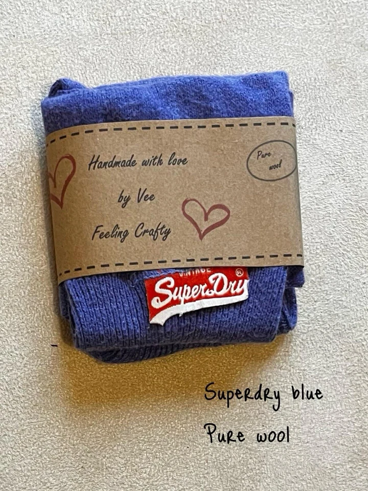 Luxury Pure Wool Fingerless Gloves  - Image 1 of 4