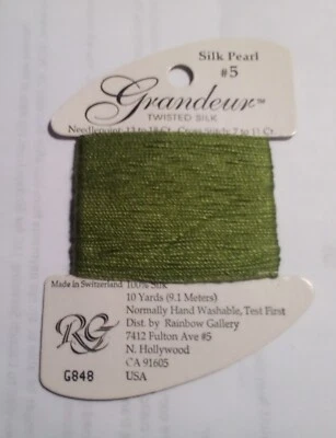 Updated! Rainbow Gallery threads - Grandeur Silk perle #5 - Image 1 of 4