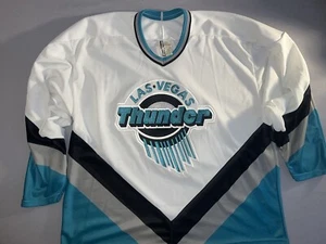 Vintage ProWear Las Vegas Thunder IHL Hockey Trikot weiß Größe L/XL - Bild 1 von 9