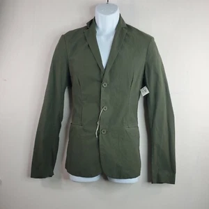 Tomas Maier Mens Green Blazer Jacket Notch Lapel Collar Made in Italy Size Small - Picture 1 of 8