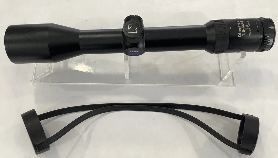 Zeiss Diavari V (¿Victoria?) Mira para rifle 1,5-6x42 T* 30 mm, mate, retícula #4, Alemania Foto 1 de 4
