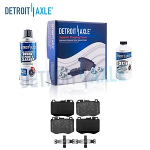 Front Ceramic Brake Pad w/Hardware for Mercedes-Benz C300 C350E C400 E300 GLC300 - Picture 1 of 8