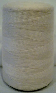 100% Spun Polyester Sewing Serger Off White Thread Size 40/2 12,000 Yards - Picture 1 of 4