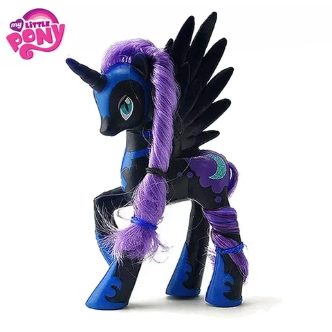 My Little Pony 14CM Brushable NIGHTMARE MOON Princess Luna PVC Toys MLP Cover