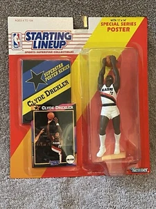 SL302 1992 Starting Lineup Basketball Clyde Drexler Portland Trailblazers - Picture 1 of 8