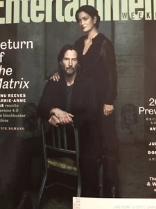 Entertainment Weekly Magazine. January 2022. KEANU REEVES. The Matrix. - Picture 1 of 1
